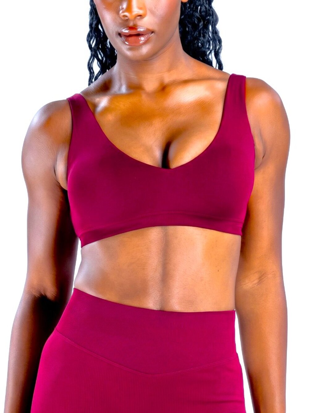 NWOT Impact Scoop Back Sports Bra Top Women Gym Pilates Yoga Workout Size S